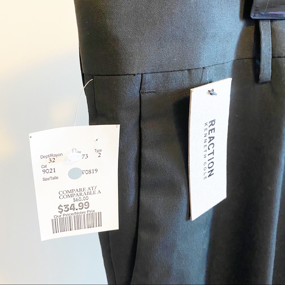 BLACK Kenneth Cole Reaction Women’s Tailored Fit Dress Pants NWT - Picture 4 of 12